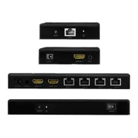 LogiLink - transmitter + 4 receivers - video/audio/infrared extender