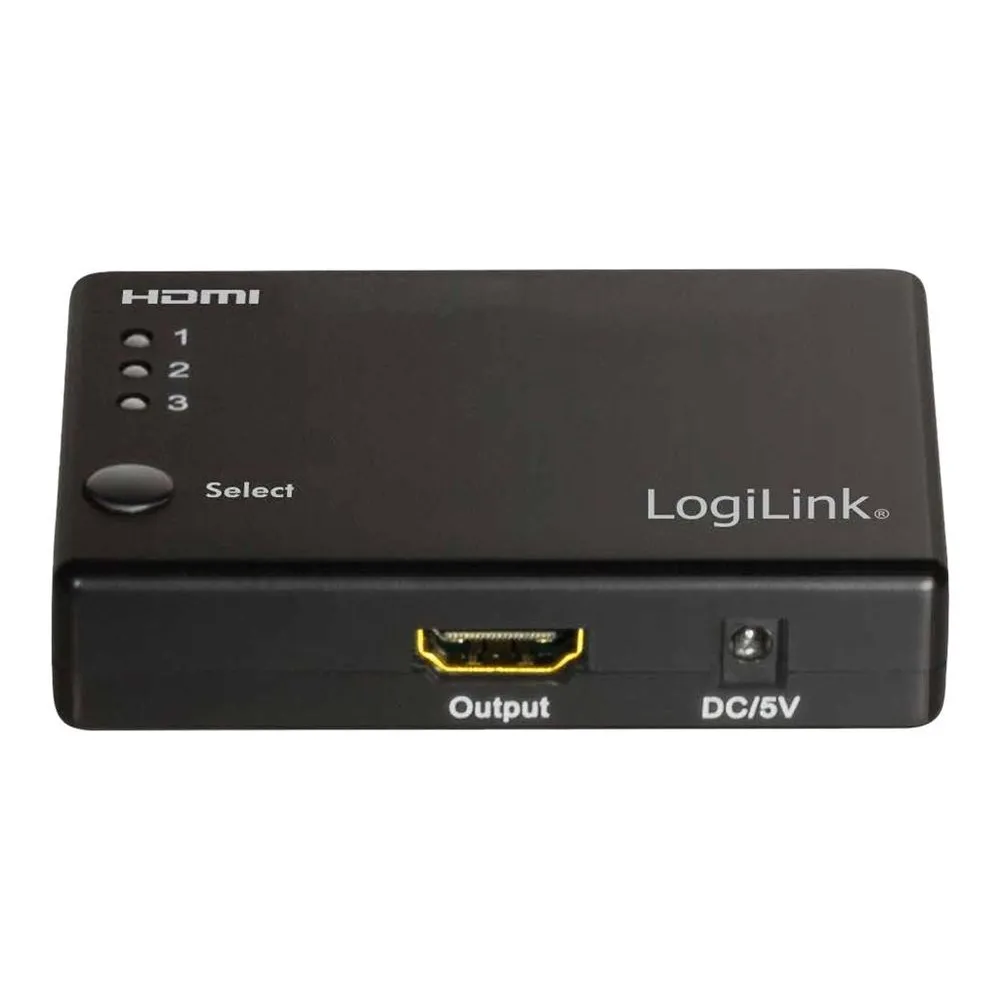 LogiLink - video/audio switch - 3 ports