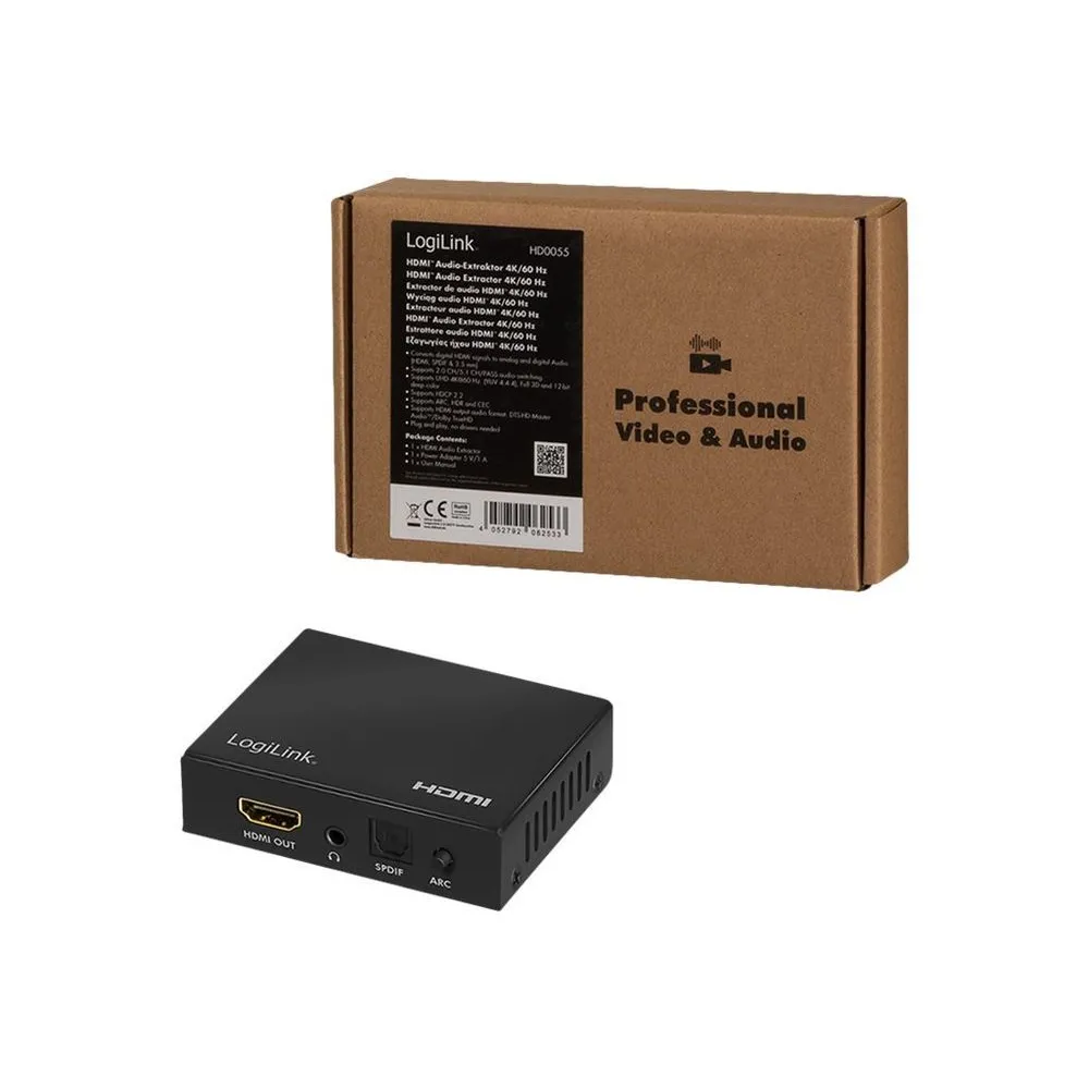 LogiLink - HDMI audio signal extractor