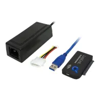 LogiLink Adapter USB 3.0 to SATA with OTB - storage controller - SATA 3Gb/s - USB 3.0