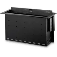 StarTech.com BOX4MODULE organizator de cabluri Birou Cutie cablu Negru 1 buc.