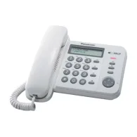 Telefon analogic panasonic kx-ts560fxw alb