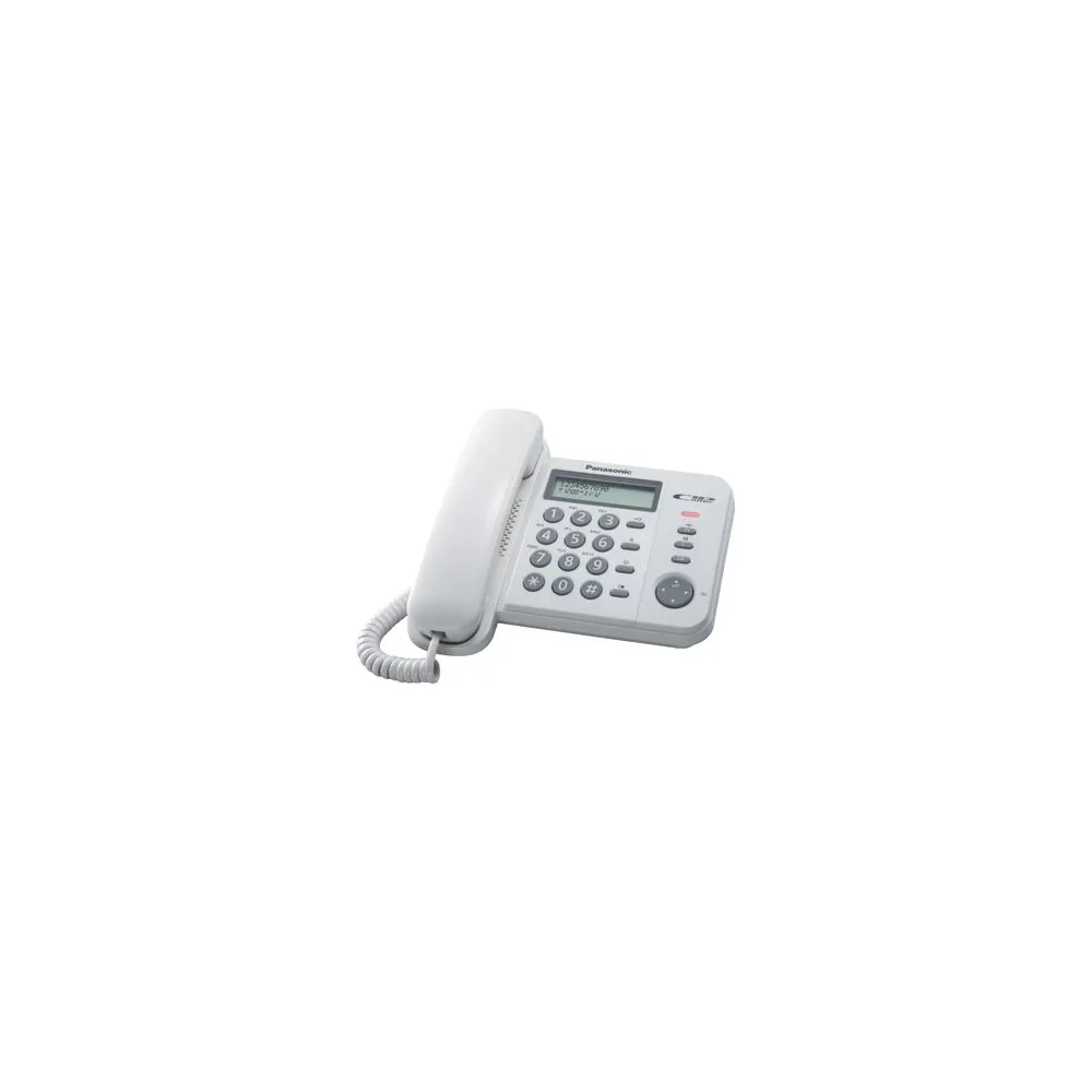 Telefon analogic panasonic kx-ts560fxw alb