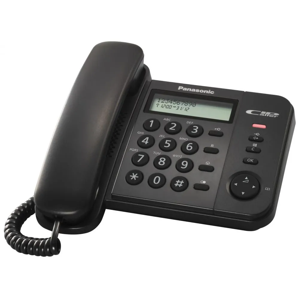 Telefon analogic panasonic kx-ts560fxb negru