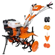 Motosapatoare Ruris 731K+roti cauciuc 5.00-8+rarita ajustabila+roti metalice 350 fara manicot, 8.5CP