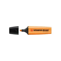 Textmarker stabilo boss varf retezat 2-5 mm portocaliu
