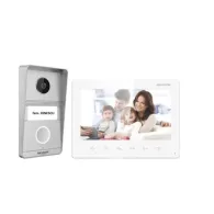 Kit videointerfon analogic Hikvision, 2 fire, IR 3m