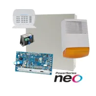 Kit alarma la efractie dsc neo cu sirena exterioar