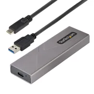 StarTech.com M2-USB-C-NVME-SATA carcasă disc memorie Carcasă SSD Gri M.2