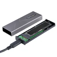 StarTech.com M2-USB-C-NVME-SATA carcasă disc memorie Carcasă SSD Gri M.2