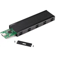 StarTech.com SM2E1BMU31C carcasă disc memorie Carcasă SSD Negru M.2