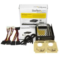StarTech.com HSB220SAT25B sloturi 8,89 cm (3.5") Cadru cu fațete Negru