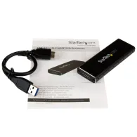 StarTech.com SM2NGFFMBU33 carcasă disc memorie Carcasă SSD Negru M.2