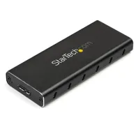 StarTech.com SM21BMU31C3 carcasă disc memorie Carcasă SSD Negru, Argint M.2