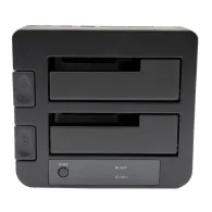 StarTech.com SDOCK2U33EB stație docking driver stocare USB 3.2 Gen 1 (3.1 Gen 1) Type-B Negru
