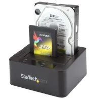 StarTech.com SDOCK2U33EB stație docking driver stocare USB 3.2 Gen 1 (3.1 Gen 1) Type-B Negru
