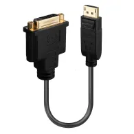 Lindy 41004 adaptor pentru cabluri video 0,15 m DisplayPort DVI-D Negru