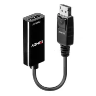 Lindy 41718 adaptor pentru cabluri video 0,15 m DisplayPort HDMI Negru