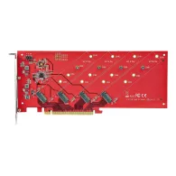 StarTech.com QUAD-M2-PCIE-CARD-B plăci adaptoare de interfață Intern M.2