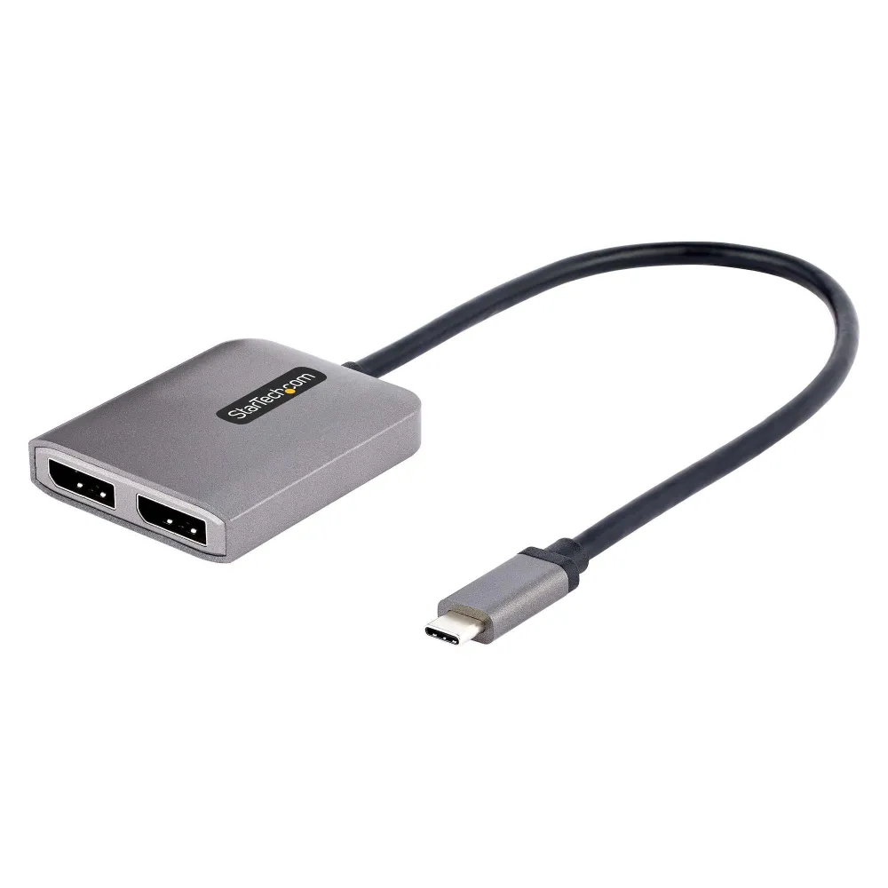 StarTech.com MST14CD122DP adaptor grafic USB 4096 x 2160 Pixel Gri