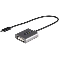 StarTech.com CDP2DVIEC adaptor grafic USB 1920 x 1200 Pixel Negru, Argint