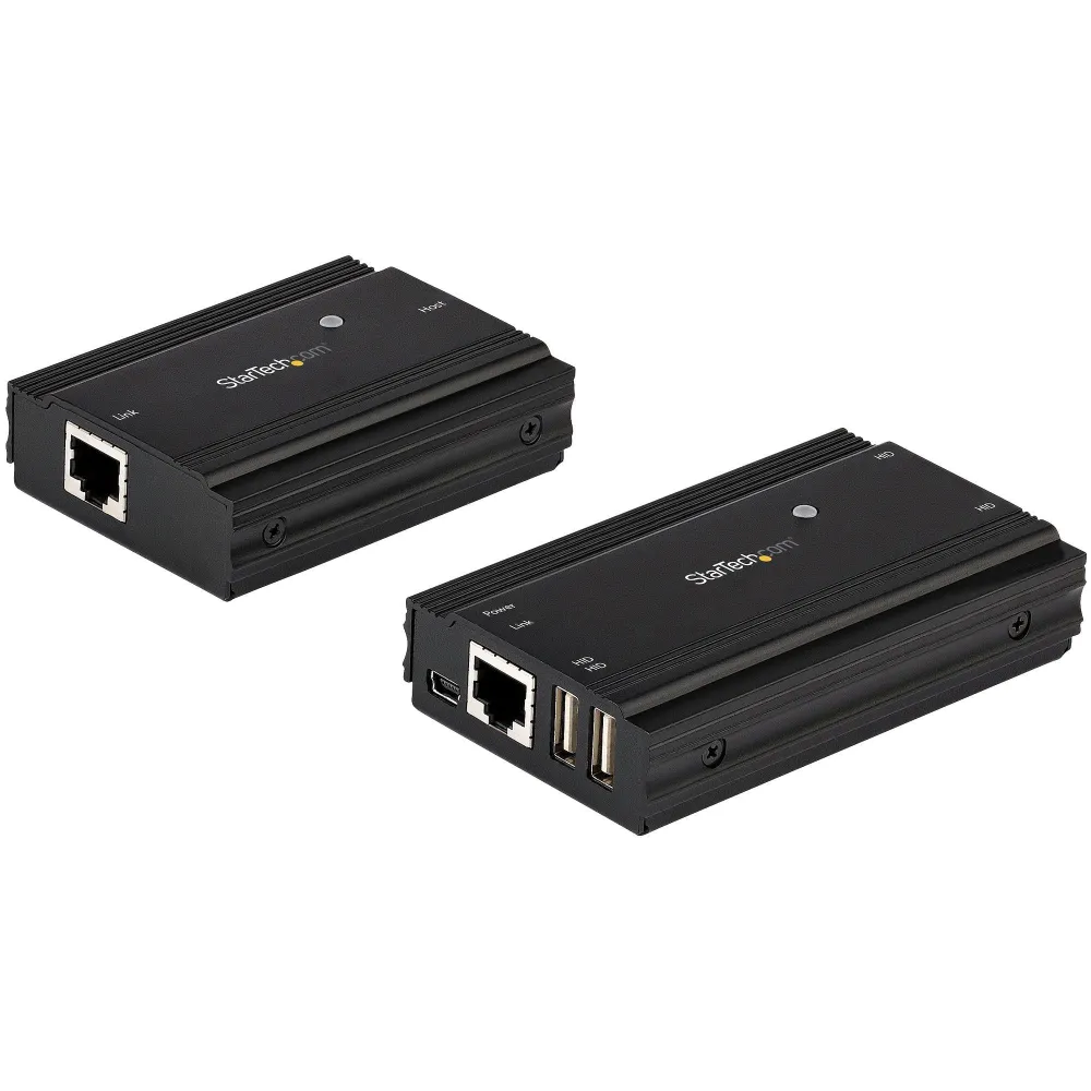StarTech.com USB2004EXT100 dispozitiv de tip extender video Consolă emițător & receptor 480 Mbit s