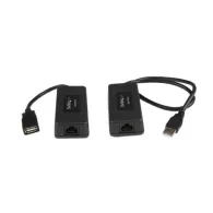 StarTech.com USB110EXT2 repetoare de rețea Transmițător & receptor rețea Negru