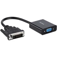 StarTech.com DVI2VGAE adaptor pentru cabluri video 0,19 m Negru