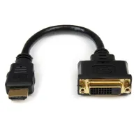 StarTech.com HDDVIMF8IN adaptor pentru cabluri video 0,2 m HDMI DVI-D Negru