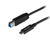 StarTech.com USB31CB1M cabluri USB 1 m USB 3.2 Gen 2 (3.1 Gen 2) USB C USB B Negru