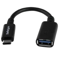 StarTech.com USB31CAADP cabluri USB 0,15 m USB 3.2 Gen 1 (3.1 Gen 1) USB C USB A Negru