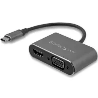 StarTech.com CDP2HDVGA adaptor grafic USB 3840 x 2160 Pixel Negru