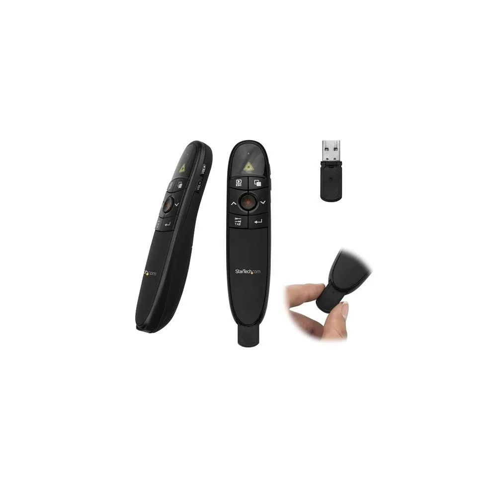 StarTech.com PRESREMOTE prezentatori wireless Negru
