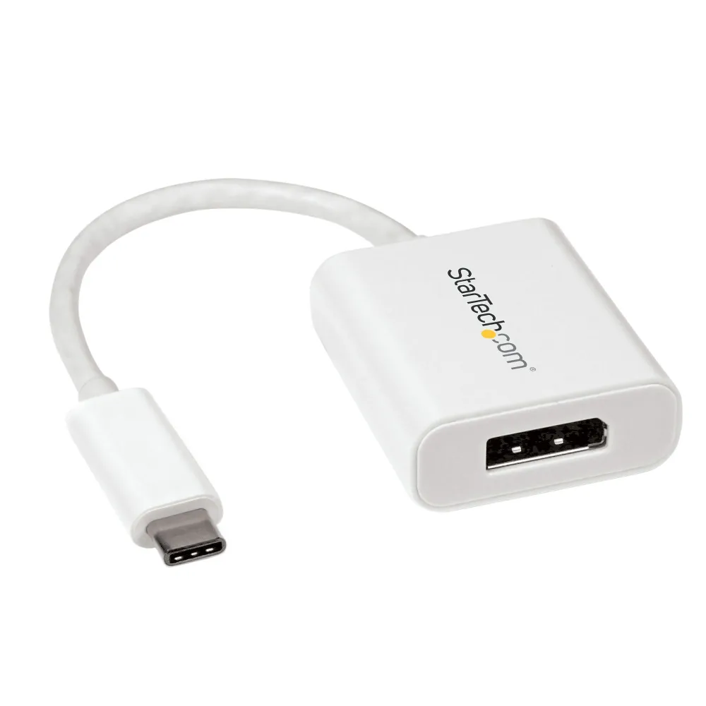 StarTech.com CDP2DPW adaptor grafic USB 3840 x 2160 Pixel Alb