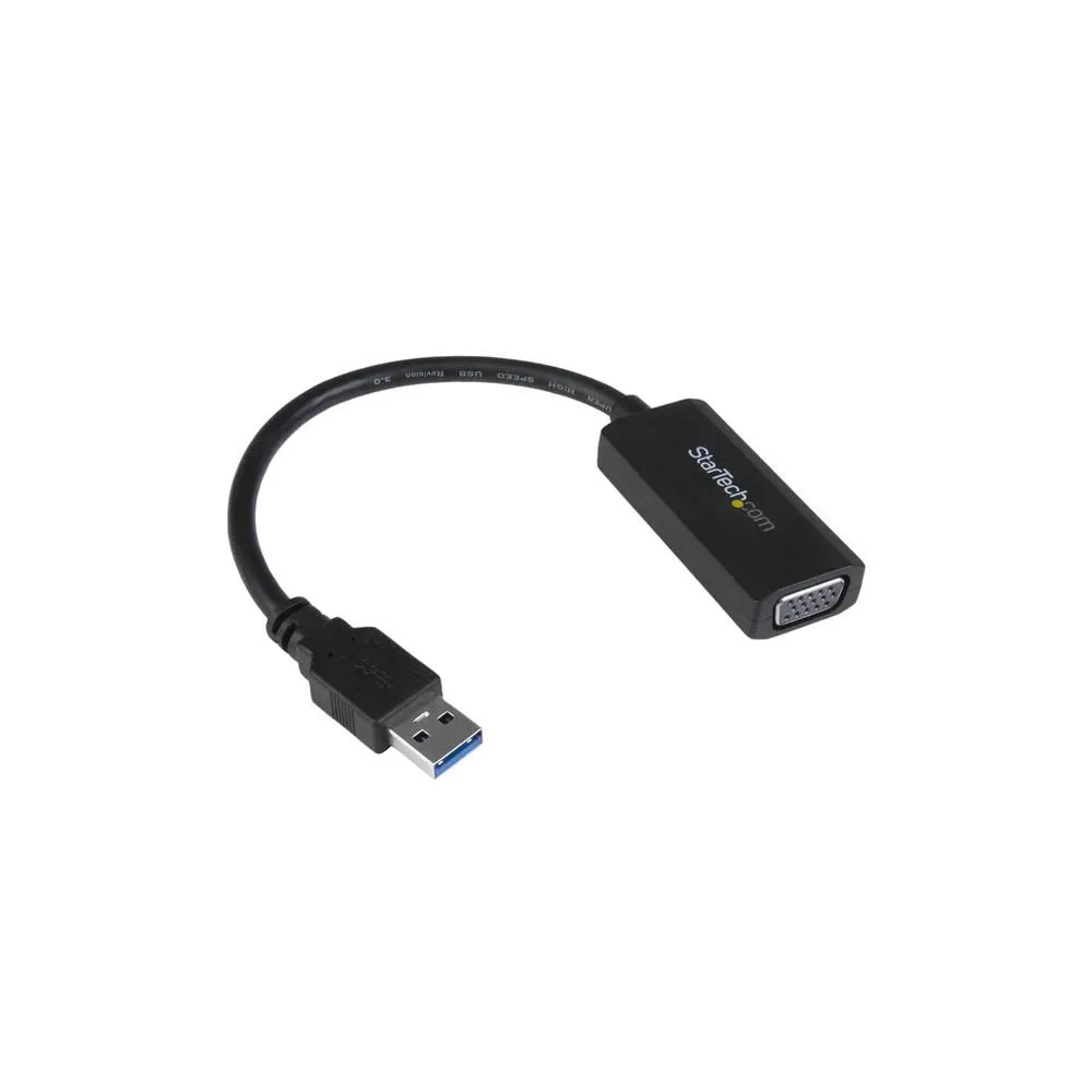 StarTech.com USB32VGAV adaptor grafic USB 1920 x 1200 Pixel Negru