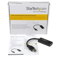 StarTech.com USB32VGAV adaptor grafic USB 1920 x 1200 Pixel Negru