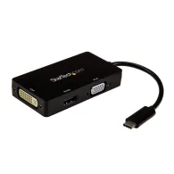StarTech.com CDPVGDVHDBP adaptor grafic USB 3840 x 2160 Pixel Negru