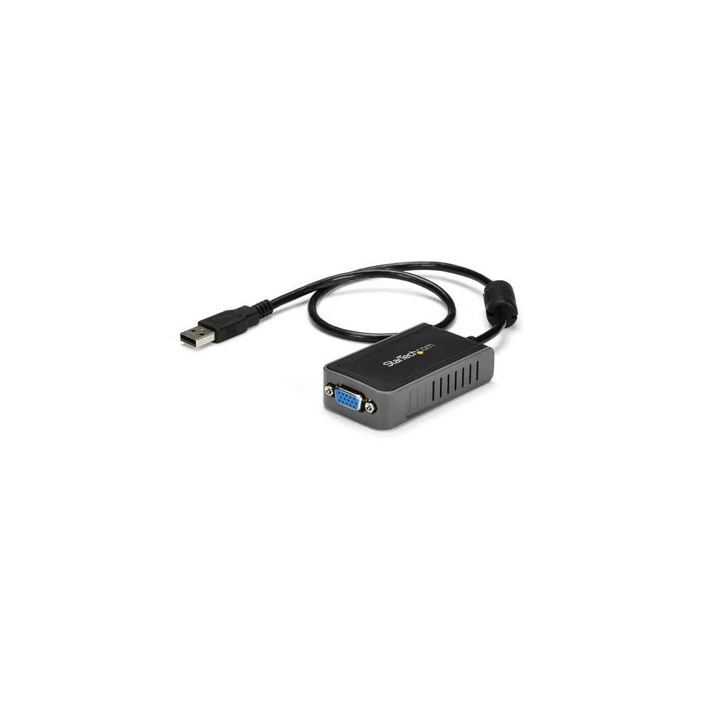 StarTech.com USB2VGAE2 adaptor grafic USB 1600 x 1200 Pixel Negru