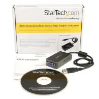 StarTech.com USB2VGAE2 adaptor grafic USB 1600 x 1200 Pixel Negru
