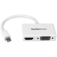 StarTech.com MDP2HDVGAW adaptor pentru cabluri video 0,15 m Alb
