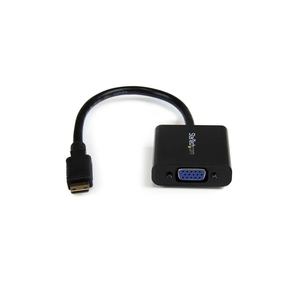 StarTech.com MNHD2VGAE2 adaptor pentru cabluri video 0,203 m Negru