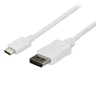 StarTech.com CDP2DPMM6W adaptor pentru cabluri video 1,8 m USB tip-C DisplayPort Alb