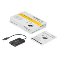 StarTech.com USB32DPES2 adaptor grafic USB 3840 x 2160 Pixel Negru