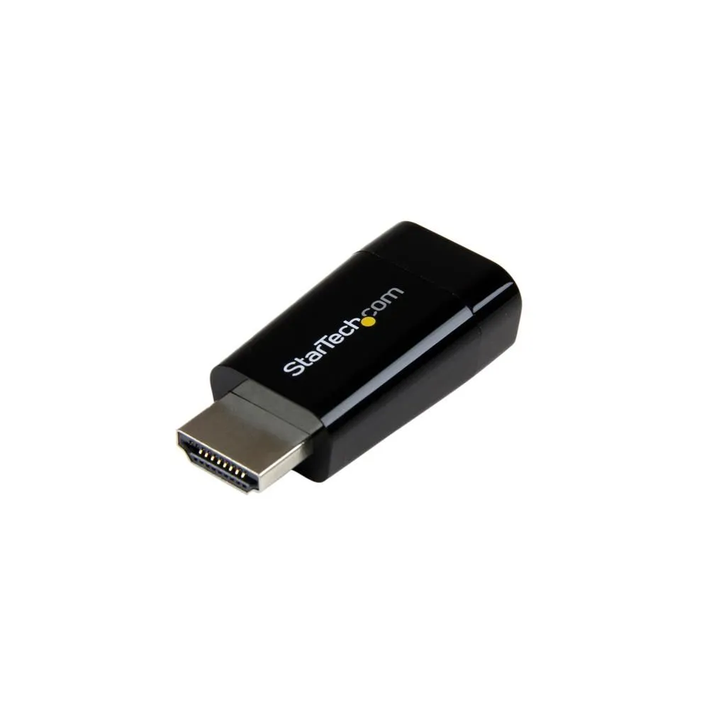 StarTech.com HD2VGAMICRO adaptor mufă cablu Negru