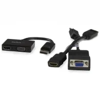 StarTech.com DP2HDVGA adaptor pentru cabluri video 0,15 m Negru
