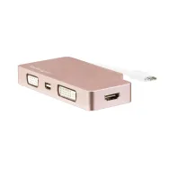 StarTech.com CDPVDHDMDPRG adaptor grafic USB 3840 x 2160 Pixel Roz Auriu