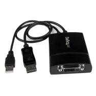StarTech.com DP2DVID2 adaptor pentru cabluri video 0,37 m DisplayPort DVI-D Negru