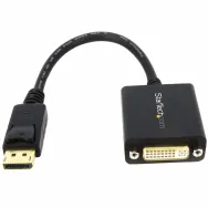 StarTech.com DP2DVI2 adaptor pentru cabluri video 0,152 m DisplayPort DVI-I Negru