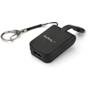 StarTech.com CDP2HDFC adaptor grafic USB 3840 x 2160 Pixel Negru