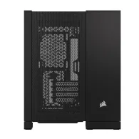 2500d airflow tempered glass micro-atx negru
